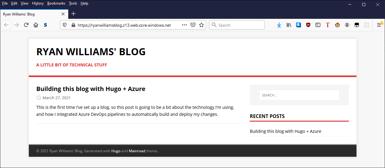 Create service connection}