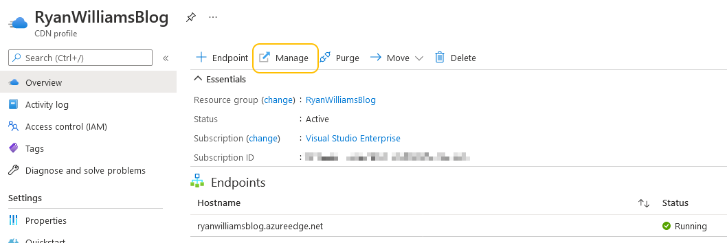 CDN creation options}