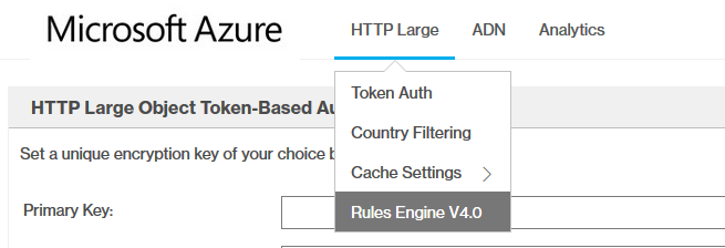 CDN creation options}